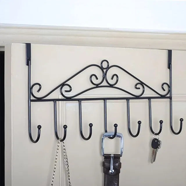 Over-Door 7-Hook Organiser – Heavy Duty Towel & Storage Rack
