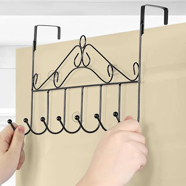 Over-Door 7-Hook Organiser – Heavy Duty Towel & Storage Rack