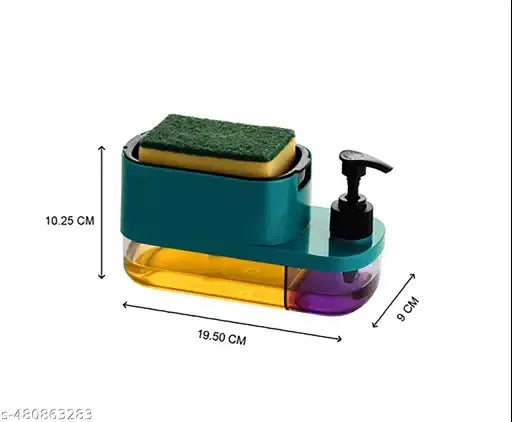 3-in-1 Kitchen Soap Dispenser & Sponge Holder