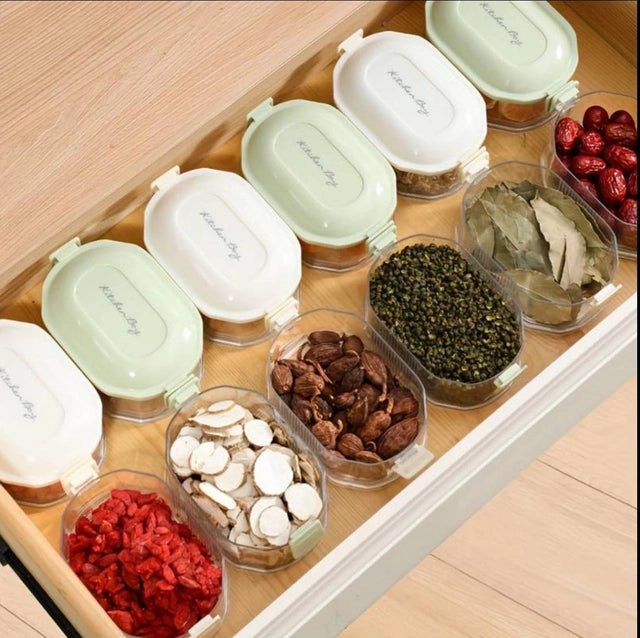 4-Layer Transparent Spice Storage Organiser