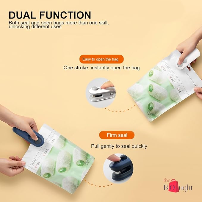 2-in-1 Rechargeable Mini Bag Sealer & Cutter