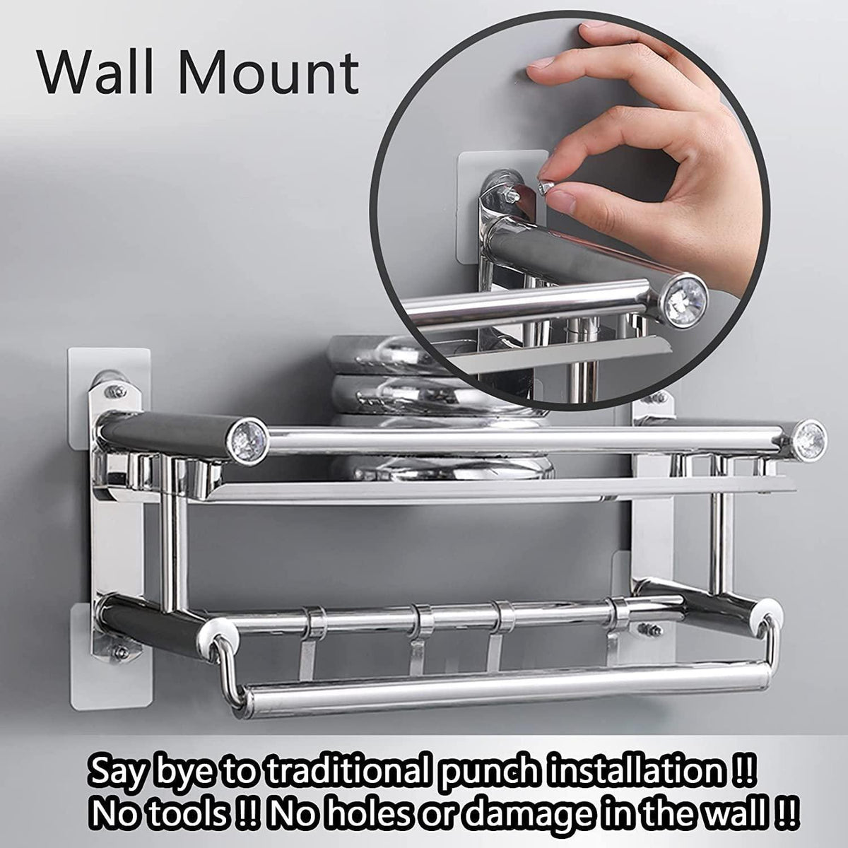 Wall Mount Screw Hooks – Multi-Purpose Hook Set of 10 for Home