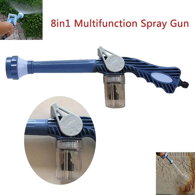 8-in-1 Water Spray Gun with Soap Dispenser