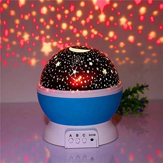Star Projector Night Lamp – 360° Rotating Galaxy Light for Bedroom