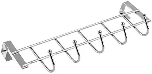 Stainless Steel Over-Door Hook Hanger – Rust-Proof Coat & Towel Hook