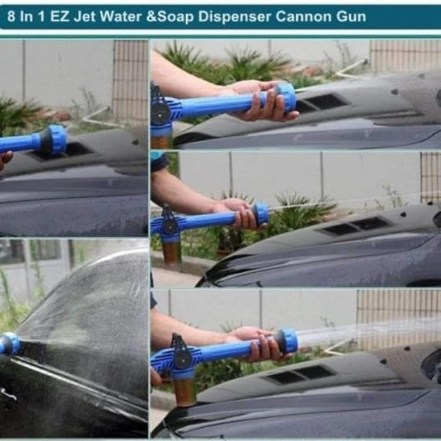 8-in-1 Water Spray Gun with Soap Dispenser